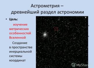 Презентация к уроку астрономии 